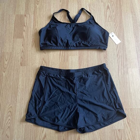 Black two piece swimsuit - Picture 1 of 9